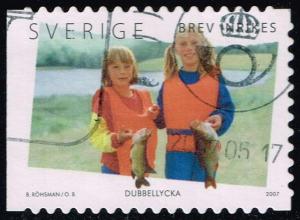 Sweden #2563c Girls Holding Fish; Used (1.60) (3Stars)
