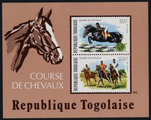 Togo C233a MNH Horse Racing