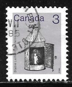 Canada 919a: 3c Stable Lantern, used, VF