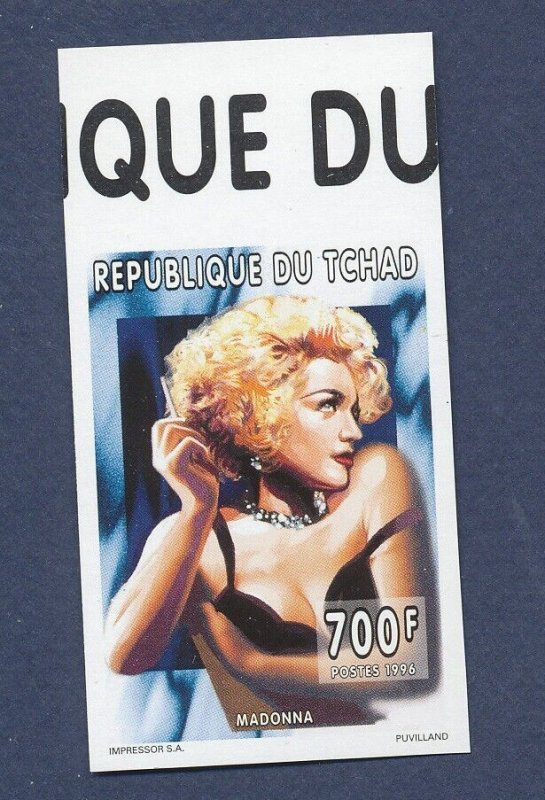 CHAD - Scott 666 imperf - MNH - Madonna - 1996