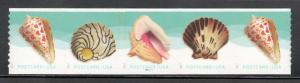 5167-70 US Seashells PNC Strip Of 5 Postcard Rate Mint/nh FREE SHIPPING