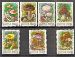 Hungary 2873-79 MNH 1984 Mushrooms