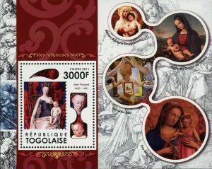 Religious Holidays Stamp Christmas Jean Fouquet Salvador Dali S/S MNH #4078