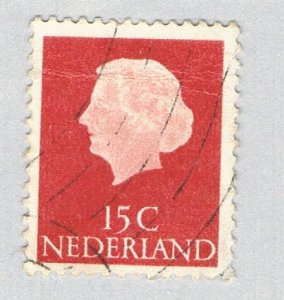 Netherlands 346 Used Queen Juliana 2 1953 (BP70008)