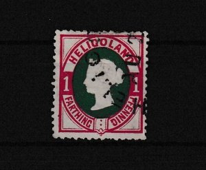 Heligoland QV 1867 1 Farthing Cat £550 SG100 VFU BP14698