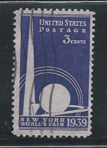 Scott#  853 used single