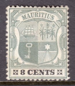 Mauritius - Scott #105 - MH - Paper adhesion on reverse - SCV $4.00