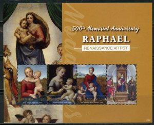 GRENADA 2020  500th MEMORIAL ANNIVERSARY OF RAPHAEL  SHEET MINT NH