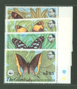 Gambia #404-7  Single (Complete Set)