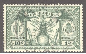 New Hebrides- British, Sc #42, Used