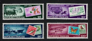 Togo Train Ship Aircraft Coach Togolese Postal Services 4v 1973 MNH SG#961-964