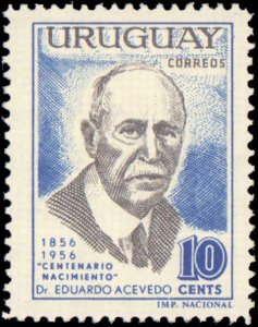 Uruguay #630-631, Complete Set(2), 1958, Never Hinged
