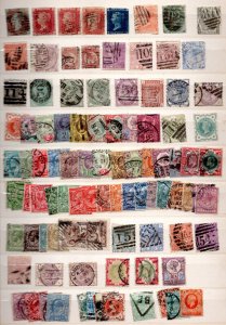 UK GB 1840-1950 COLLECTION OF 330 + FROM QUEEN VICTORISTO KING GEORGE VI ISSUES