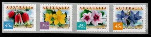 AUSTRALIA SG1863d/6d 1999 FAUNA AND FLORA SELF ADHESIVE MNH