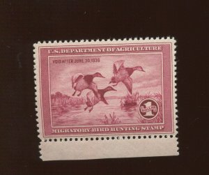 RW2 Federal Duck Mint Stamp NH with PSE Cert (Bz 716)