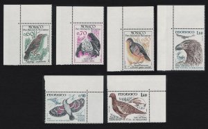 Monaco Nutcracker Grouse Partridge Eagle Birds 6v Corners 1982 MNH