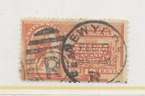 U.S. #E3 The 1893 10 Cent Special Delivery F-VF Centering Used C.V. $50.00