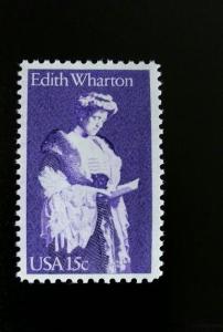 1980 15c Edith Wharton Pulitzer Prize-Winning Novelist Scott 1832 Mint F/VF NH