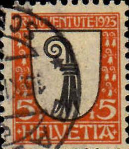 SWITZERLAND 1923 PRO-JUVE 5C FINE USED