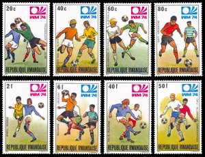 Rwanda 1974 Scott #579-586 Mint Never Hinged