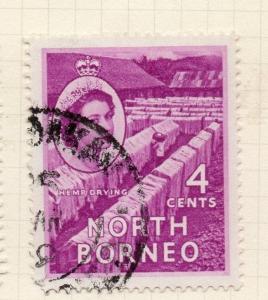 North Borneo 1954 Early Issue Fine Used 4c. 281318