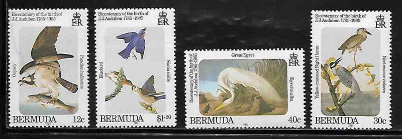 Bermuda 465-68 Birds Mint NH