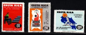 Costa Rica # C849-51 ~ Cplt Set 3 ~ Mint, HMR ~ cv 4.00