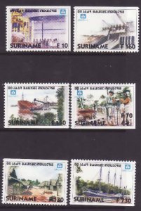 Surinam-Sc#1066-71- id8-unused NH set-Suralco-1996-