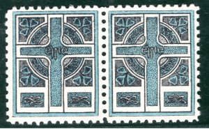 Ireland EIRE Forerunner SINN FEIN (1907-16) CELTIC CROSS Pair Mint MNG GGREEN150