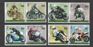 Isle of Man 2023 MNH Stamps Sport Motorcycle Racing Race Grand Prix