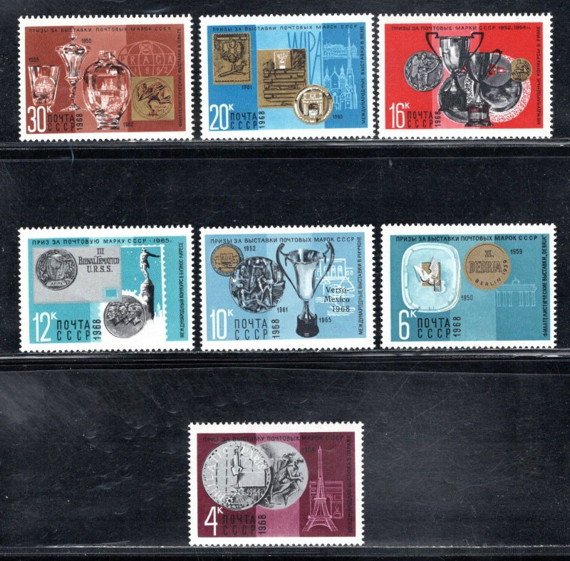 RUSSIA SC# 3534-40 FVF/MOG