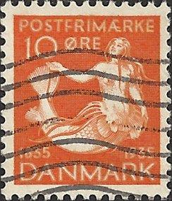 DENMARK -  #248 - Used - SCV-0.25