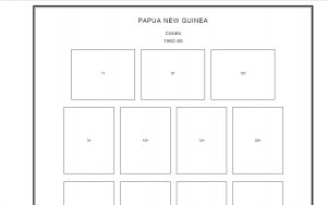 PAPUA NEW GUINEA STAMP ALBUM PAGES 1901-2011 (244 PDF digital pages)