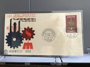 Germany Saarland 1956 Saarmesse   First Day Stamps Cover  R29270