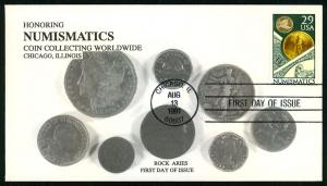 #2558 Numismatics - Unknown Cachet!