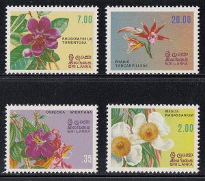 Sri Lanka Scott #628-631 MNH