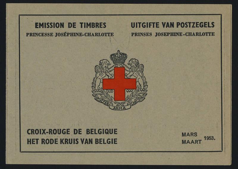 Belgium B534a Booklet MNH Red Cross Dutch & French 