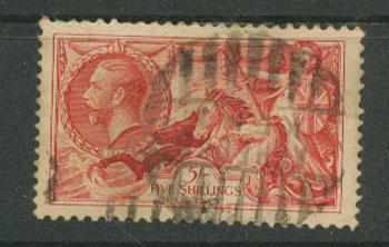 Great Britain GV  SG 451  space filler 2 creases & short ...