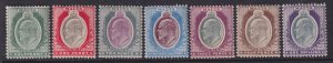 Malta, Scott 21-27 (SG 38-44), mostly MLH