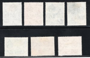 Seychelles, Scott #173-179    VF, Used, CV $4.05 ..... 5630095