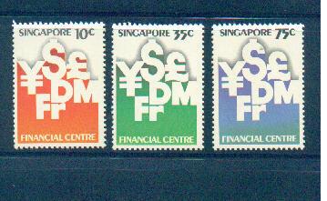 Singapore 1981 Sc 367-9 Monetary Authority MNH