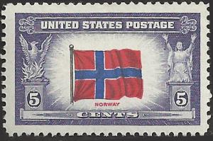 # 911 MINT NEVER HINGED NORWAY