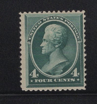 US Stamp Scott #211 Mint Previously Hinged SCV $225