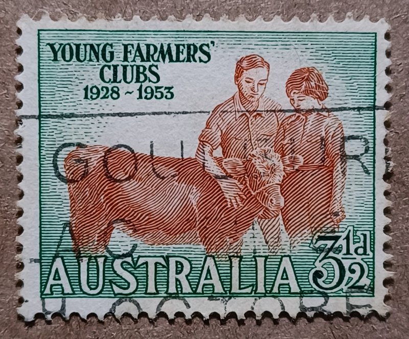 Australia #262 3½d Young Farmers' Clubs USED (1953)