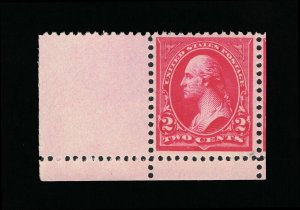 EXCEPTIONAL SCOTT #267 VF-XF MINT OG NH 1895 TYPE-II CARMINE 1¢ WASHINGTON 16222