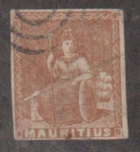 Mauritius Scott #10 Stamp - Used Single