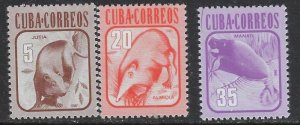 Cuba 2459-61 MNH 1981 part set (ap6659)