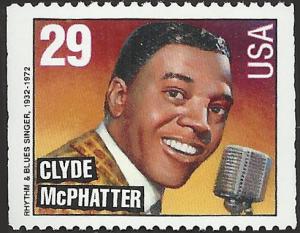 # 2733 MINT NEVER HINGED CLYDE McPHATTER