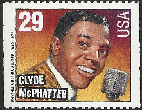 # 2733 MINT NEVER HINGED CLYDE McPHATTER