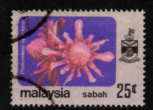 Malaysia Sabah Scott 37 Used stamp wmk 378